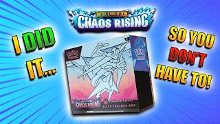 I Broke My Own Rule for This Chaos Rising ETB...