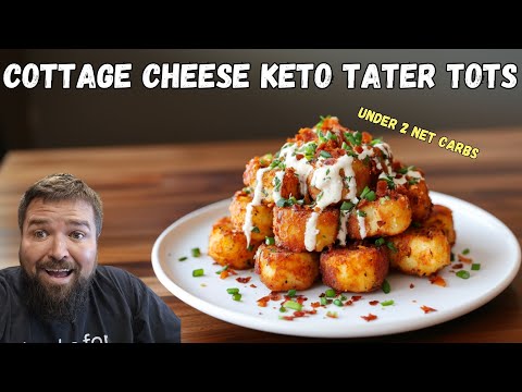 Keto-Tater Tots mit Hüttenkäse! Schmecken genau wie das Original!