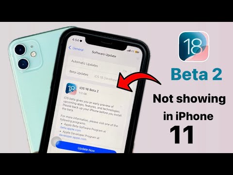 iOS 18 Beta 2 Not showing in iPhone 11 || How to install iOS 18 Beta 2 on iPhone