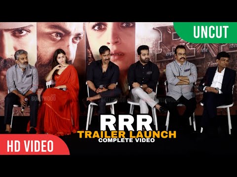 RRR Official Trailer Launch | UNEDITED FULL VIDEO | NTR, Alia Bhatt, Ajay Devgan, SS Rajamouli