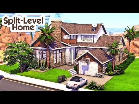 Mid Century Modern Family Home | The Sims 4 Speed Build