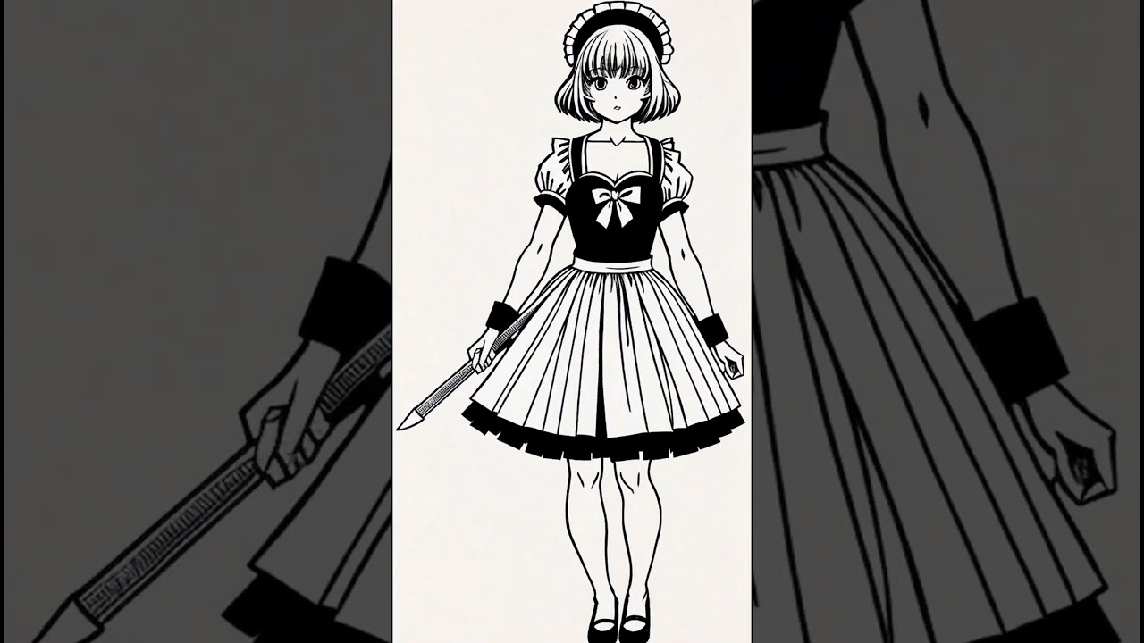 Sketch animation #ai #stablediffusion #anime #animation #shorts