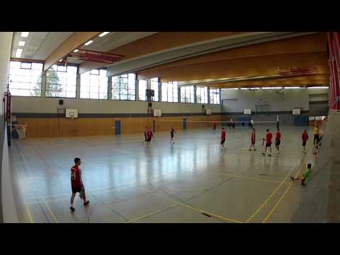 Faustball Aufstiegsspiele 1. Bundesliga Nord 11.02.2014 TV Kredenbach-Lohe - VfL Kellinghusen