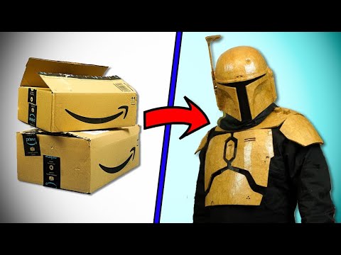 How to make Boba Fett armor out of CARDBOARD!