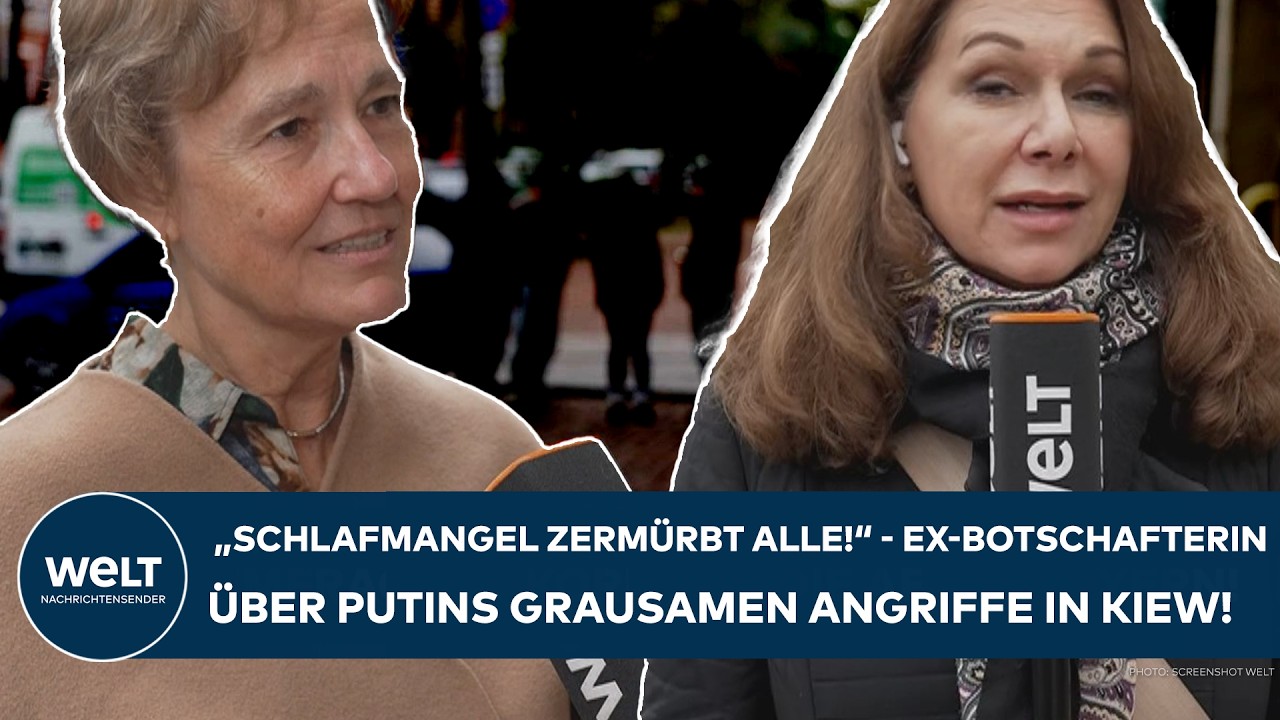 UKRAINE-KRIEG: "Schlafmangel zermürbt alle" - Kiew unter Beschuss! Ex-Botschafterin über Angriffe