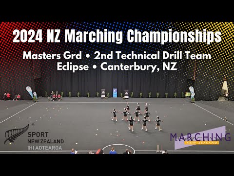 Eclipse | Masters | 2nd Technical Drill Team | 2024 NZ Marching Championships