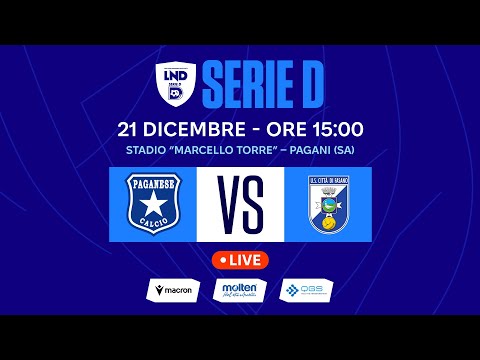 SERIE D 2025-2026 | PAGANESE - CITTA' DI FASANO | LIVE