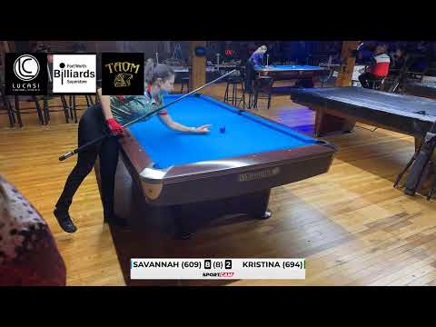 2024 WPBA Borderline Billiards Invitational (Final 6) - Savannah Easton vs Kristina Zlateva