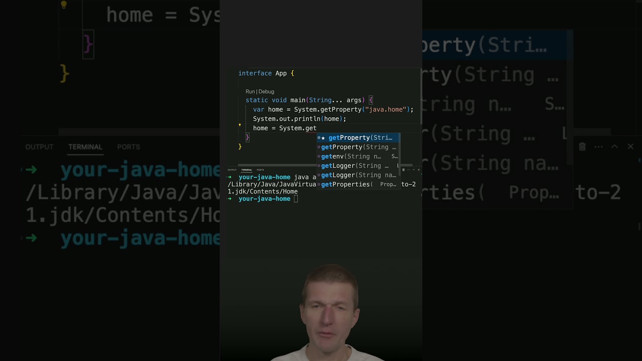 2 Ways To Get The Home of Your Java #java #shorts #coding #airhacks