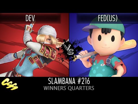 [Slambana #216] Winners Quarters: Dev (Sheik, Mario) vs. fed(us) (Ness)