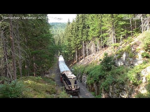Harrachov s T 435 a Zubačka, ČD 840 (RegioSpider) & ČD 854 [červenec 2018]