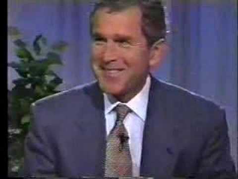 Bush's One-Fingered Victory Salute