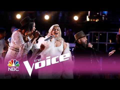 The Voice 2017 Adam Cunningham, Keisha Renee & Bebe Rexha - Finale: “Meant to Be”