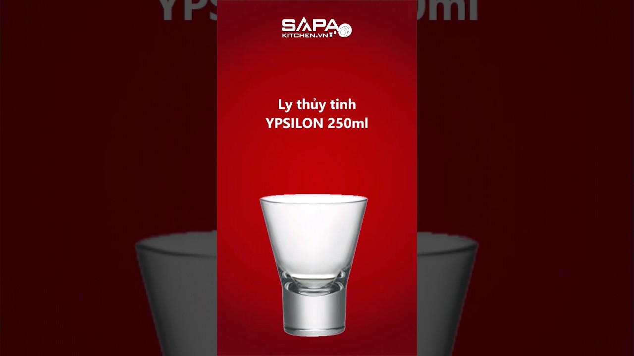 Ly thủy tinh Ypsilon 25cl