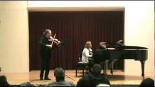 preview picture of video 'W.A. Mozart - sonata per violino e pianoforte in do magg. K296 - I Mov. allegro vivace'