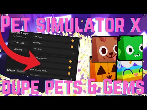 Pet Simulator X Script/Hack (AutoFarm, Dupe Pets, AUTO UNLOCK MASTERY, Much More) *PASTEBIN 2022*