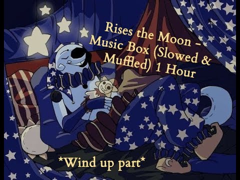 Rises the Moon - Music Box (Slowed & Muffled, With the Wind up music box 1 Hour)