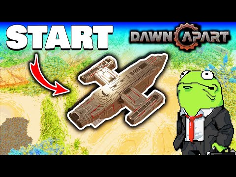 DAWN APART, An Automation Colony Management Survival Game