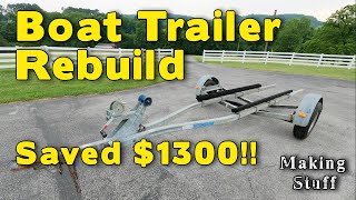 Restoring A Boat Trailer For My Supercharged Mini Jet  Boat