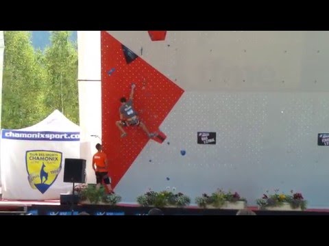 Loic Timmermans - IFSC World Cup Semi Finals - Chamonix 2015