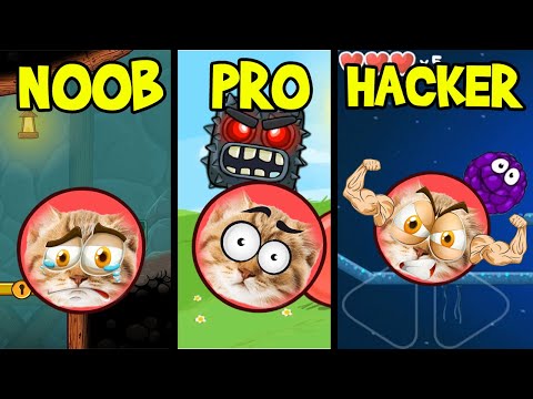 NOOB VS PRO VS HACKER RED BALL 4