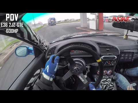 POV - BMW E36 2JZ +600HP DRIFT SPEC |*FAIL*| TESTY NOWEGO SPRZĘGŁA!