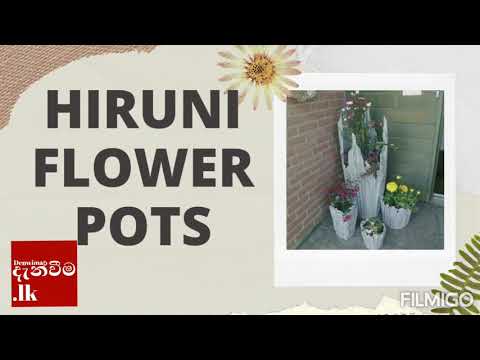 Hiruni flower pots 0775143606