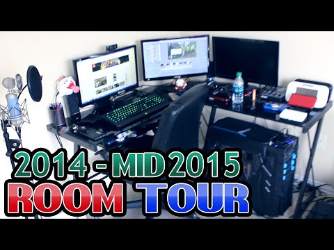 2014 - MID 2015 Gaming Setup/Room Tour!