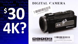 Generic 4K Camcorder?  I put it to the test!