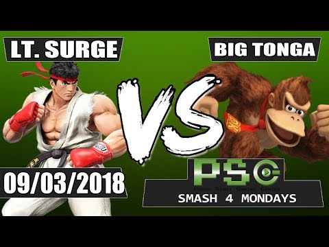 PSG Smash 4 Monday: LT. Surge (Ryu) vs Big Tonga (Donkey Kong/Lucina) - Losers Semis