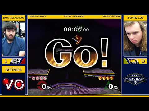 The Big House 8 - Losers - (Jigglypuff) UGS | Michael vs Spire | Cob (Peach/Young Link/Fox)
