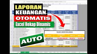 Download lagu Laporan Keuangan Otomatis Excel | Cara Membuat Rekap Tahunan & Dinamis (LENGKAP   File Gratis) mp3