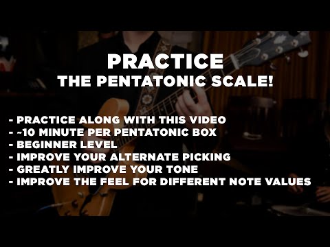 Guitar Lesson Practice-along: Pentatonic Scale - Intro
