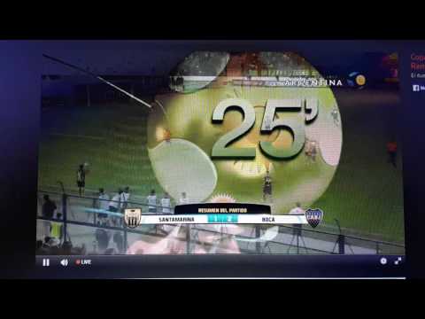 Boca 2-1 Santamarina. Golazo de Michel