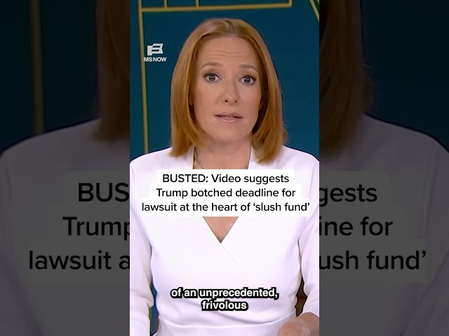 BUSTED: Video suggests Trump botched deadline for lawsuit at the heart of ‘slush fund’