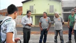 Natalino em visita à obra na Polipeças