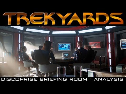 Discovery Enterprise Briefing Room - Trekyards Analysis/Comparison