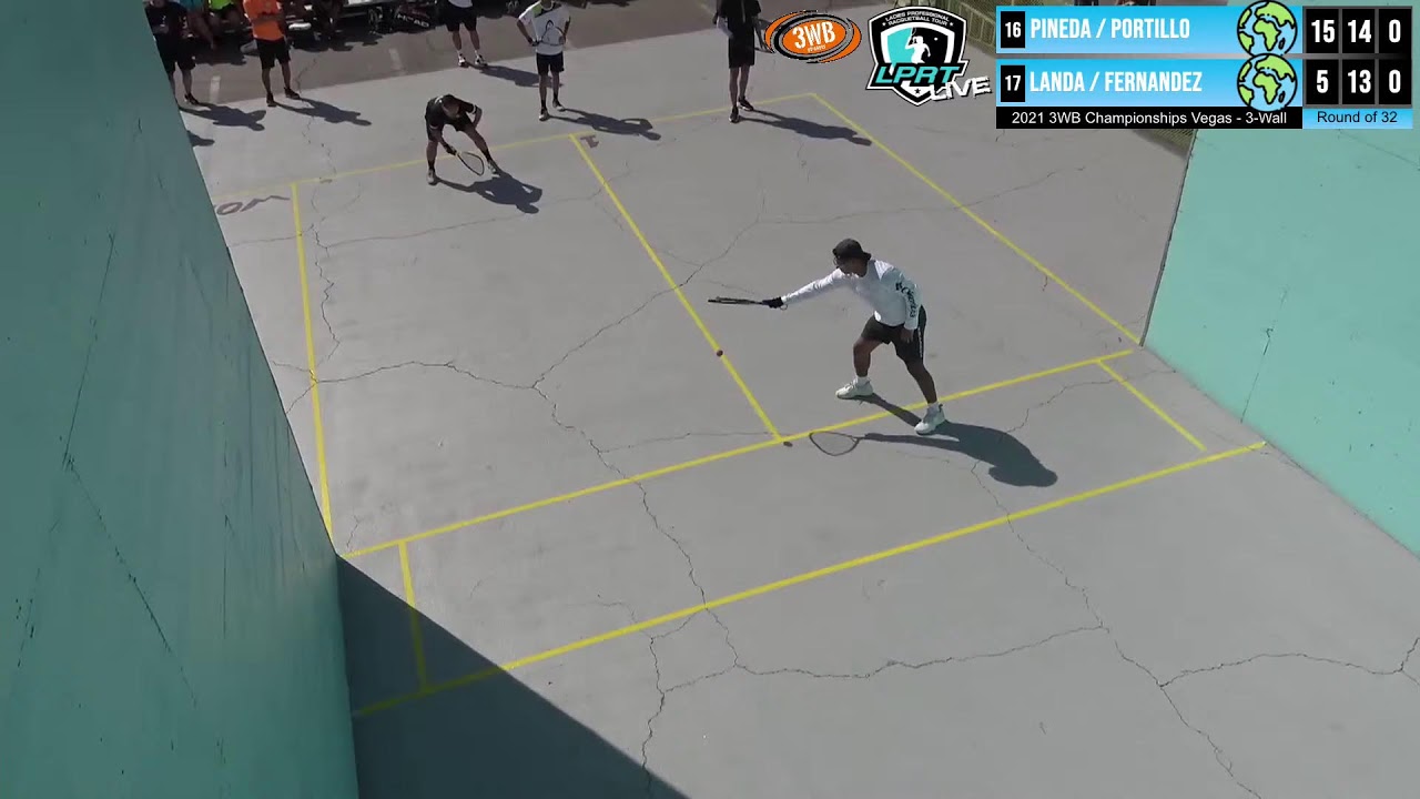 2021 3wb Championships - 3-wall Pro Doubles - 32s - Pineda / Portillo vs Landa / Fernandez