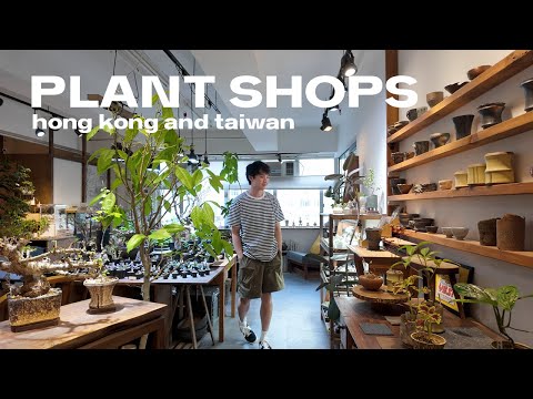 Plant Shop Tour Hong Kong & Taiwan | unique plants and ceramics