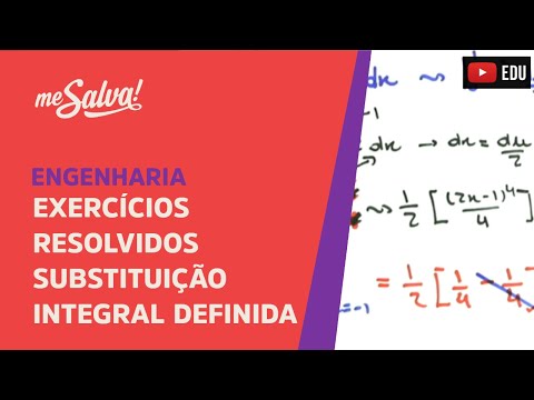 Me Salva! Exercícios Resolvidos de Cálculo I - EXINT06 - Substituição Integral Definida