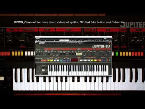 Arturia JUPITER 8 V Demo of the orginal sounds of the Roland Jupiter 8 and more