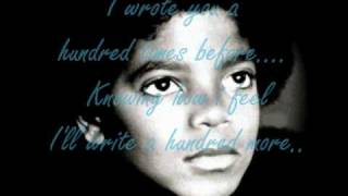 Michael Jackson - Dear Michael (Lyrics)