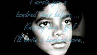 Michael Jackson - Dear Michael (Lyrics)