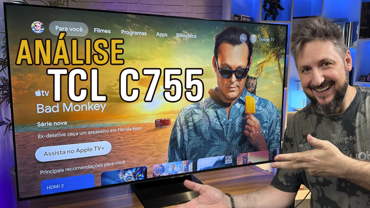 EXCELENTE custo-benefício! Análise da TV TCL C755