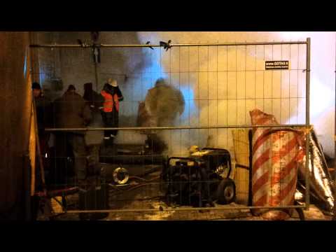 Avarija šilumos trasoje Vilniuje