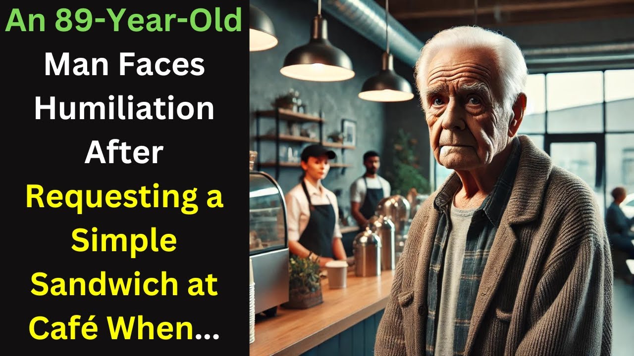 89-Year-Old Man Faces Humiliation After Requesting a Simple Sandwich at Café When...