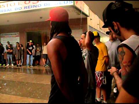 Duelo de MC's Calango Pensante 8 º Ediçao Mc Tikim x MC Shock round 1 e 2