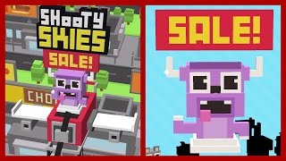 SHOOTY SKIES Secret Characters MONSTER SAVINGS Unlock | Mystery solved: Collect 500 Coins | Gameplay