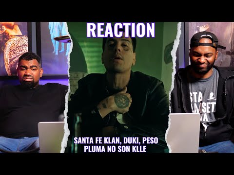 Santa Fe Klan, Duki, and Peso Pluma - They're not Klle | Reaction