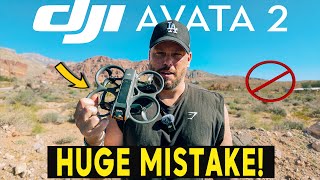DJI AVATA 2 - CHANGE THIS 1 SETTING NOW! DJI Fly Firmware Issue